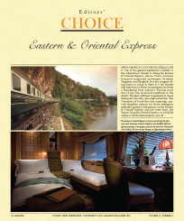Editors Choice - Eastern & Oriental Express